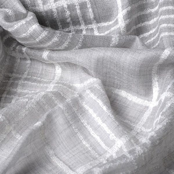 

fashion striped soft shawl long warm mongolia gray wild korean female women 100% wool scarf scarves, Blue;gray