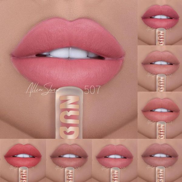 

lip gloss 8 colors nude matte liquid lipstick waterproof long lasting moisturizing lipgloss makeup cosmetics
