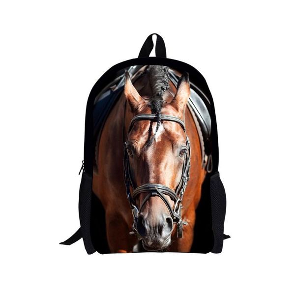 

crazy horse printing boys girls school bags casual children book shoulder bag primary students backpackssumka