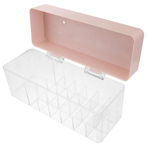 

storage boxes & bins 1pc pp cosmetic organizer box transparent deskmakeup container