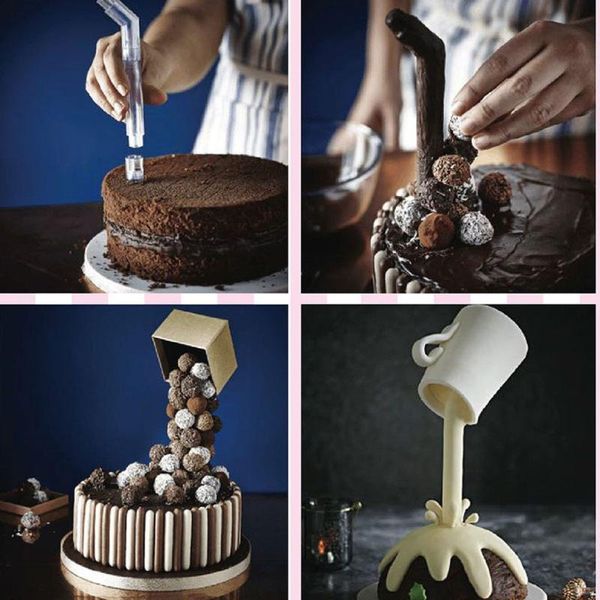 

other bakeware creative grade plastic cake stand support structure practical fondant chocolate decoration mold diy baking tools
