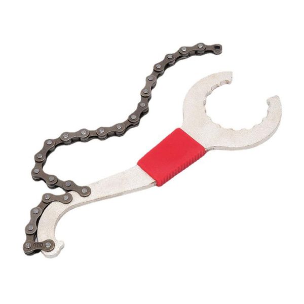 

tools 3 in 1 bicycle chain whip bottom bracket heel spanner wrench lockring tool multifunctional repair