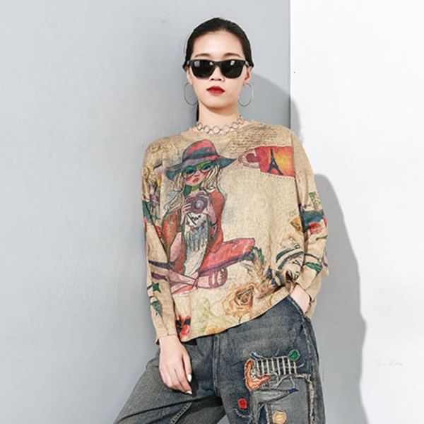 

women's sweaters xuxi summer 2021 custom autumn and winter clothing fashion size large sweater streetwear fz0704, White;black