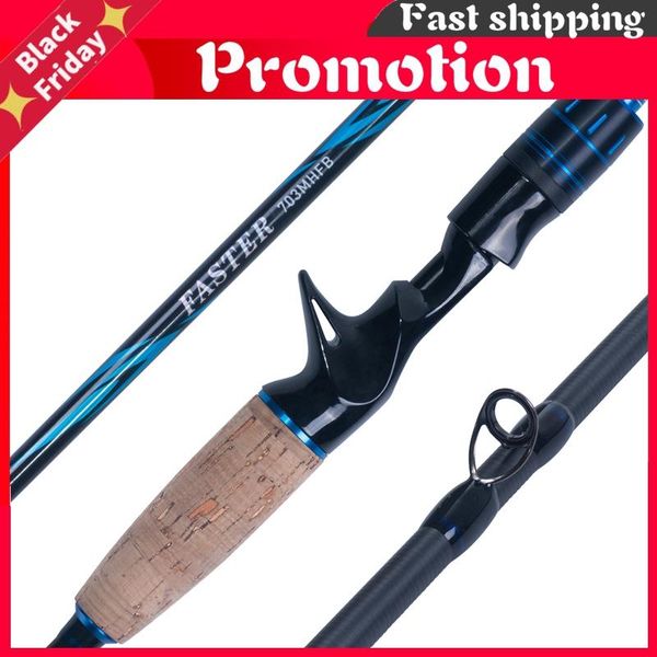 

boat fishing rods faster casting and spinning 1.8m 2.1m 2.4m 3 section lure ultra light fast high carbon rod 7-28g m/mh line 6-20lb