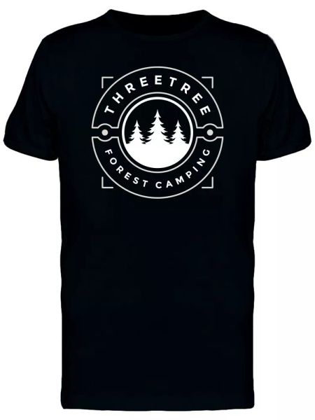 

Three Tree Forest Camp Men's Tee -Image by Shutterstock, White;black