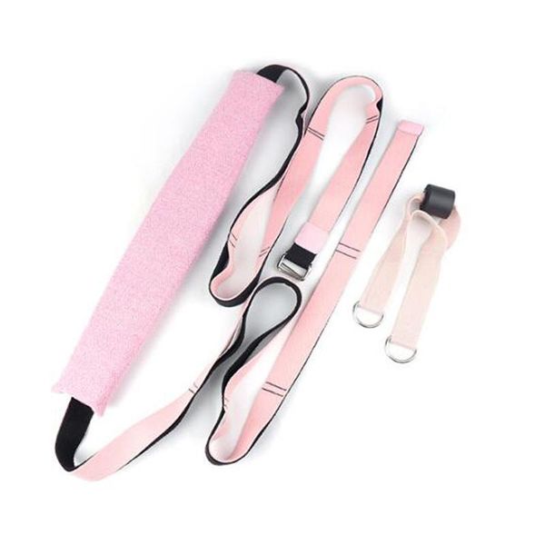

yoga belts door flexibility stretching leg stretcher strap for dance gymnastics trainer body buliding auxiliary pull ropes resistance bands