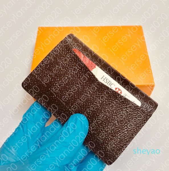 

card holders compact pocket men's designer fashion short luxury multiple wallet key coin, Brown;gray