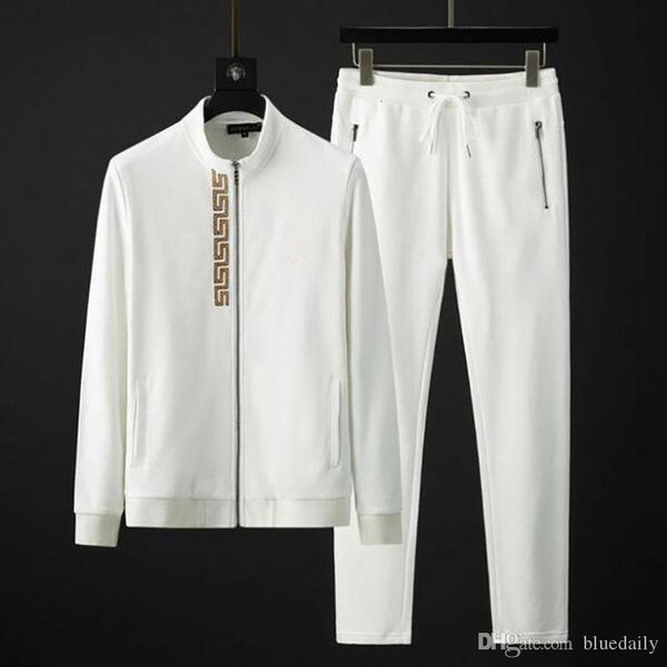 

men's tracksuits fashion sweatshirts suits brand sports suit men hoodies jackets coat mens sportswear sweatshirt tracksuit jacket, Gray