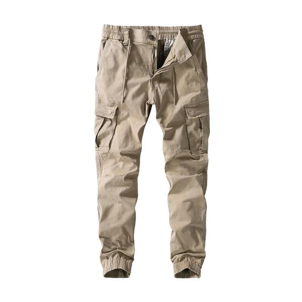 

spring autumn military tactical pants men swat combat trousers multi-pocket casual cargo male zipper joggers streetwear men's, Black