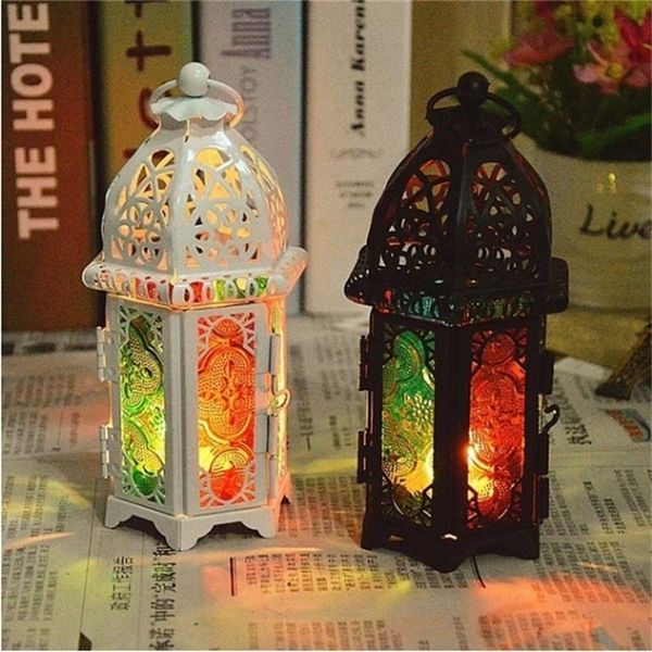 

16.5x7cm glass european castle hollow out candle holders for wedding home & living decoration candleholders kitchen