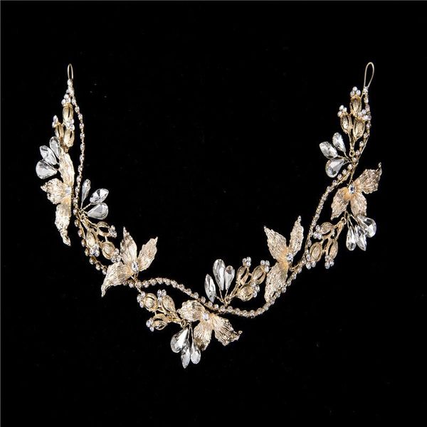 

hair clips & barrettes crystal handmade rhinestone wedding party ornaments vintage bridal jewelry accessories for women my720, Golden;silver