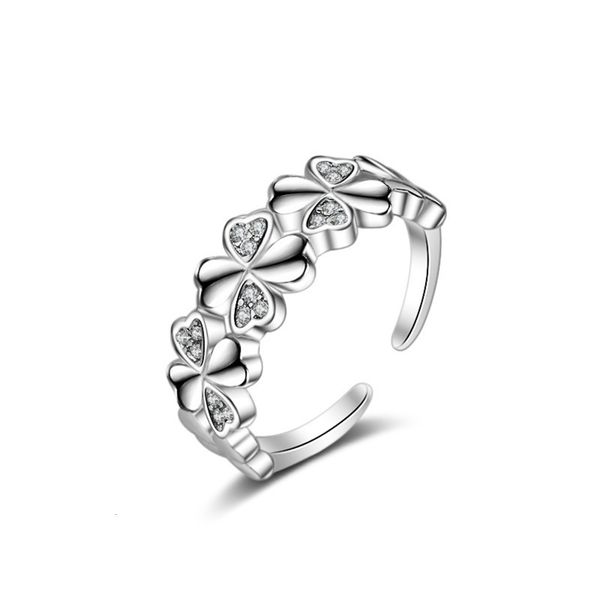 

clover fashion beautiful hand jewelry gift ring for girlfriend, Black