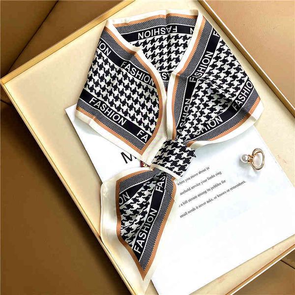 

70% off design scarf 2021 new summer decorative for korean stewardess, Black;purple