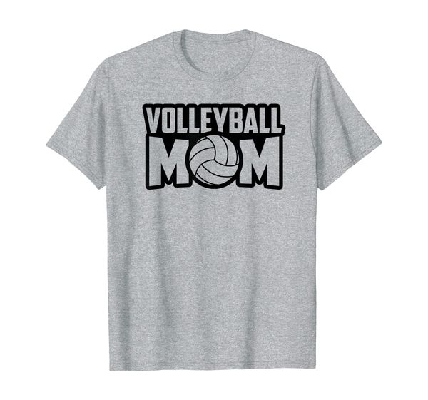 

volleyball mom sports gifts t-shirt, White;black