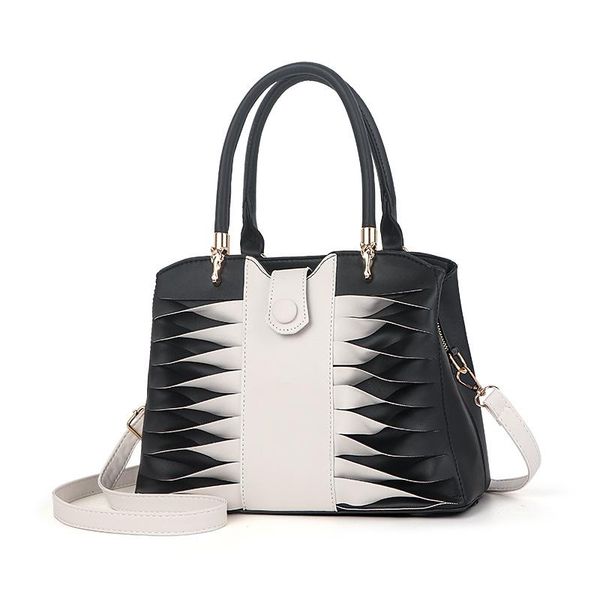 

evening bags fashion pu leather wave streaks handbags for women vintage shoulder crossbody bag designder purses and sac