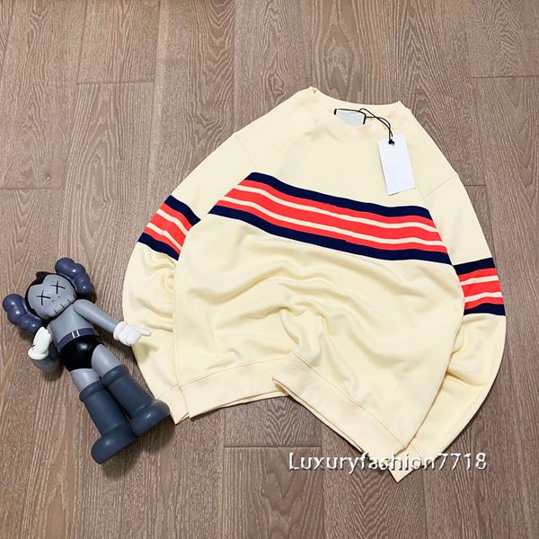 

women's jackets 21 fashion clothes autumn hoodie pure cotton long sleeves with striped letters printed woman's sweatshirt xud2, Black;brown