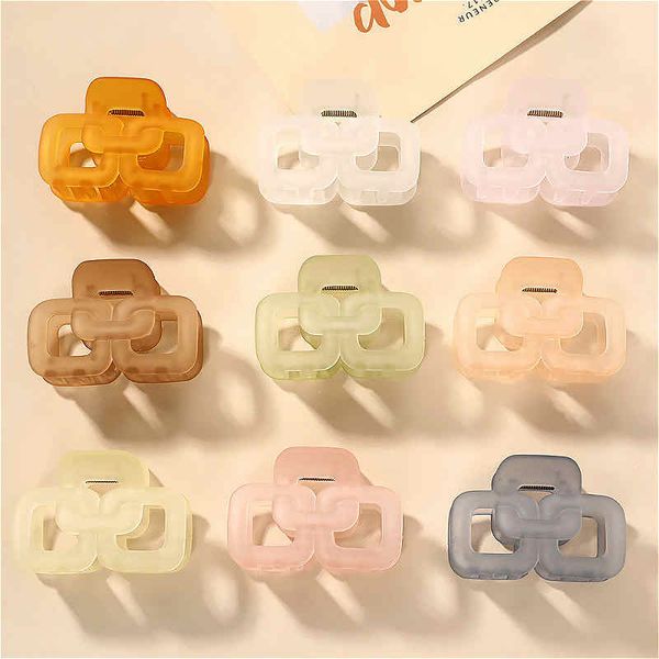 

fashion girls hair claw twisted triangle shape matt color hairpins for women hairs updo barrettes tools, Black;brown