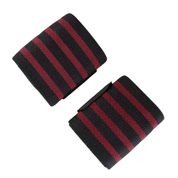 

wristbands for sports use weightlifting sweatband elastic stretchable wrist sweat band support (blue), Black;red