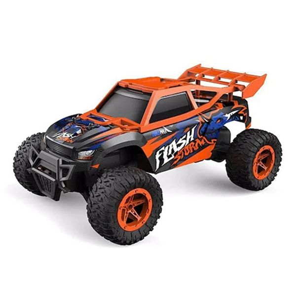 1:16 Alta velocità Off-Road Monster Truck Vehicle Telecomando Auto Big Piede Arrampicata Full PROPORTIONAL RC Model PVC Toy