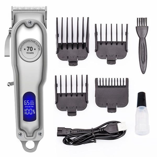 

hair clippers all metal clipper professional electric trimmer men's haircut styler