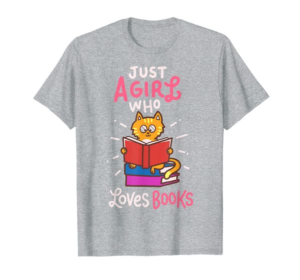 

book lover tshirt bookworm reader reading cat, White;black