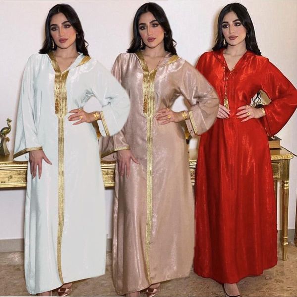 

islam clothing african long dresses for women robe musulman djellaba femme abaya dubai turkey muslim fashion hijab dress arab ethnic, Red