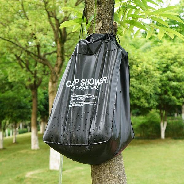 

solar heated shower bag 40l outdoor portable bathing traveling camping hiking climbing body pet cleaning water bags