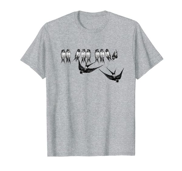 

Vintage Swallows Birdwatching, Bird Nerd Design T-Shirt, Mainly pictures