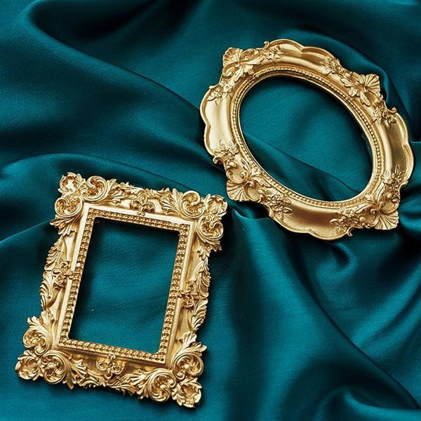 

frames golden retro po frame ornaments pography background picture props for home decoration nail art jewelry