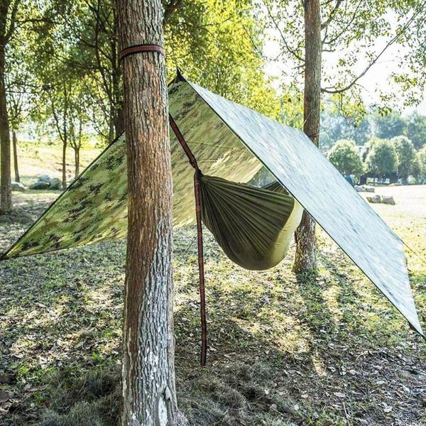 

tents and shelters outdoor shelter ultralight tarp camping survival multifunctional rain beach waterproof mat awning x3i8