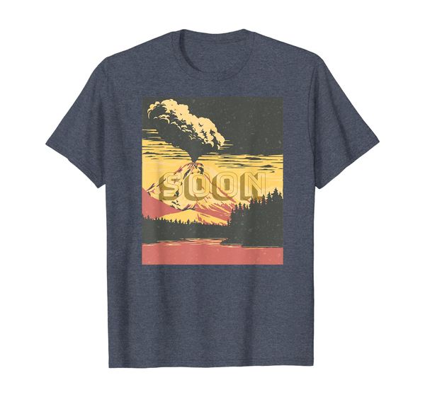 

my volcano is hungry t-shirt, White;black