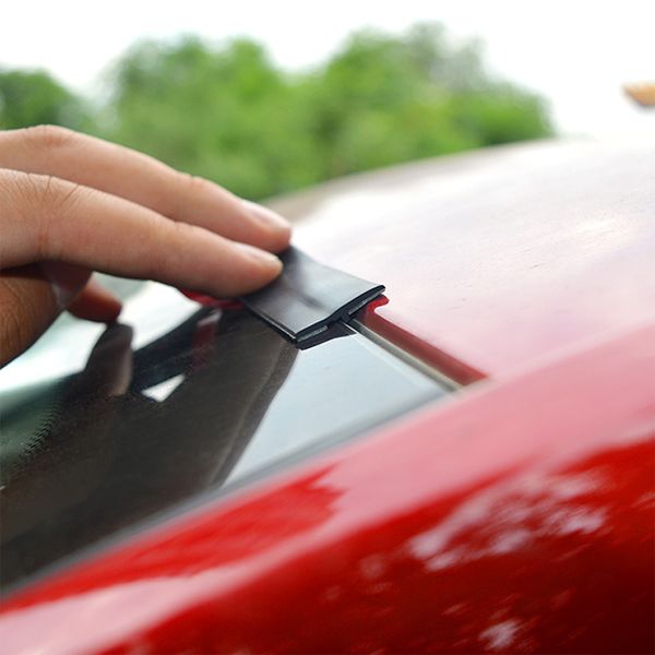 

2m diy car roof protector seal noise insulation car door weatherstrip front rear windshield edge sealing strip sticker accessory