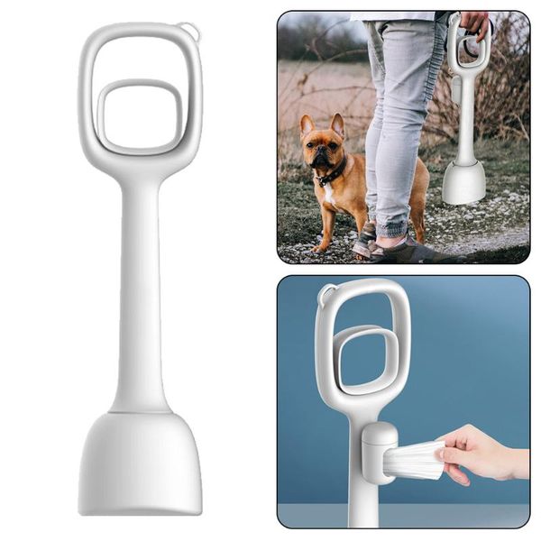 

dog poop bag dispenser long handle pet pooper scoop animal outdoor litter pickup clip puppy cat waste picker cleaning tool z travel & outdoo