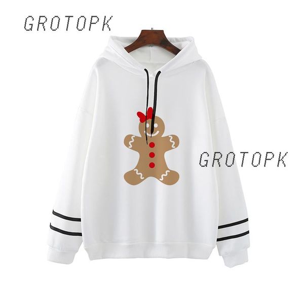 

merry christmas print female women shirt winter long sleeve tee harajuku tumblr funny women's pullover clothes hoodies & sweatshirt, Black