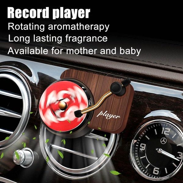 

car air freshener perfume vent rotating diffuser retro tile table fresh interior accessories