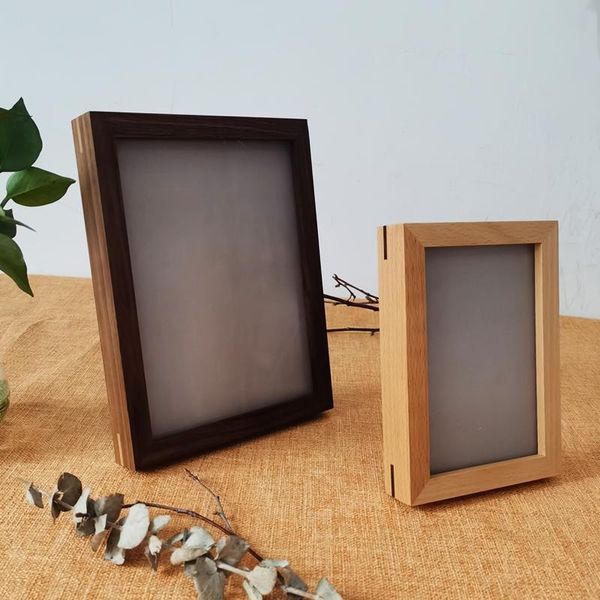 

frames walnut po frame traditional mortise tenon solid wood art retro hand-polished beech wooden picture