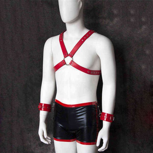 Nxy adulto brinquedos briefs sexy lingerie roupas roupas íntimas com algemas jogos adultos bdsm bondage restrações escravo brinquedos sexuais ferramentas eróticas 1202