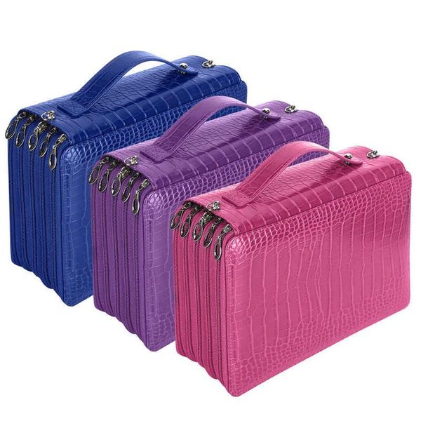 

storage bags shoes bag travel portable toy pencil case 5-layer zipper pen 252 slots large capacity stationery pocket