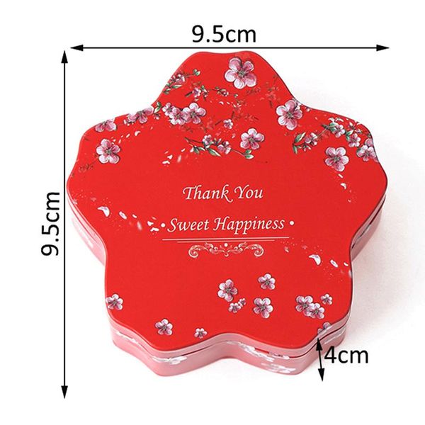 

wedding candy box tinplate gift packaging party favors cookie festive supplies wrap