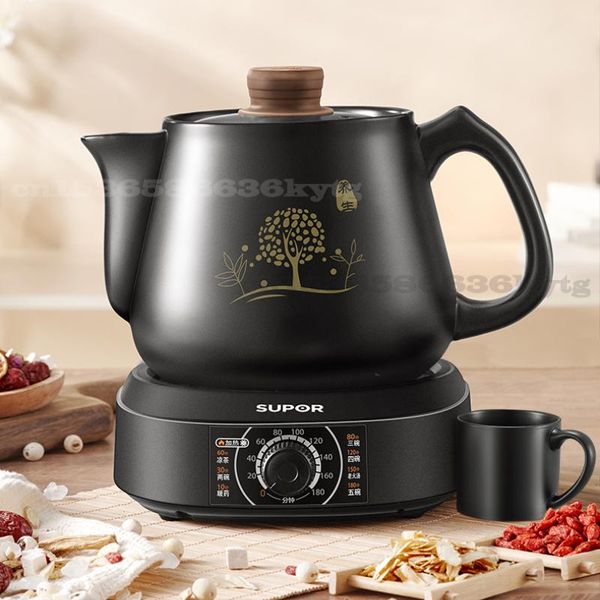 

electric kettles ceramic heat preservation pot 3l 280w smart firepower adjustable health preserving anti-dry power off memory