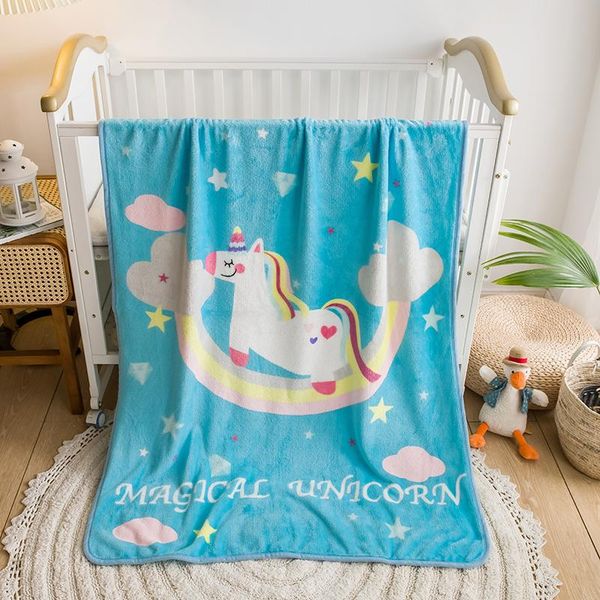 

blankets & swaddling thickened flannel products fall/winter baby cartoon children lamb