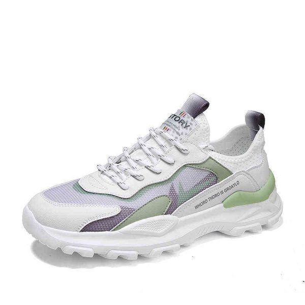 

2021 new daddy shoes men's summer breathable soft soled mesh sports versatile fashion thick casual