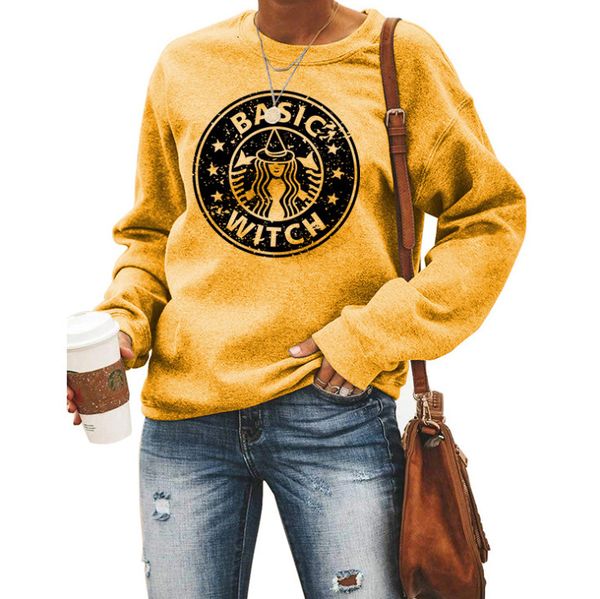 

2021 autumn winter basic switch letter round neck fashion women's sweater, Black