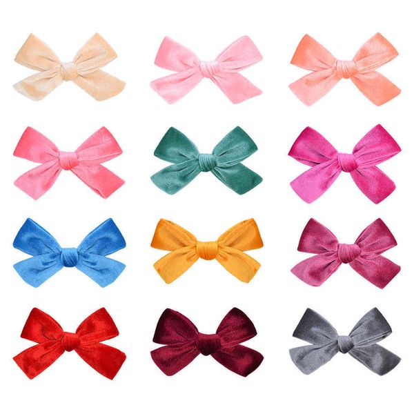 

12 p/batch solid arches with staple girls boutique 4.5 inches craft hairgrip barrette headwear accessories for hair 235, Pink