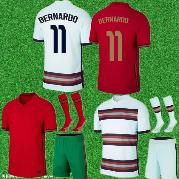 

kids 2020 soccer jerseys kits 20 21 joao felix neves bernardo cancelo ruben neves 2021 home away national team football shirt kit uniform, Black