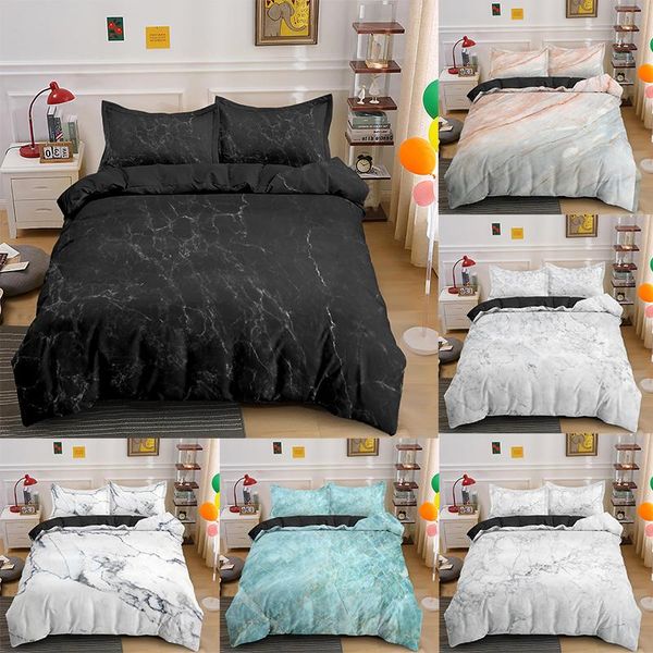 

bedding sets marble duvet cover set abstract quilt eu/us single twin full  king size