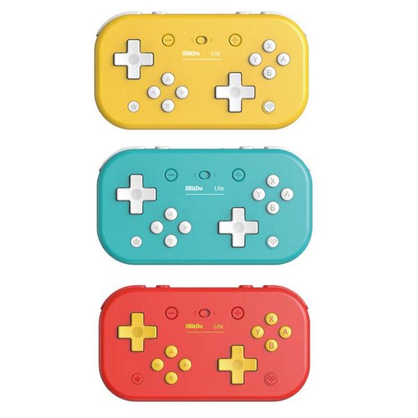 

game controllers & joysticks 8bitdo lite wireless bluetooth controller gamepad for switch and ns console windows yellow turquoise ed