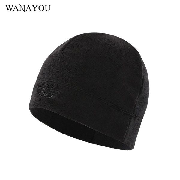 

men outdoor windproof fleece sports hat camping hiking cap fishing cycling hunting military tactical winter warm hats, Black;white