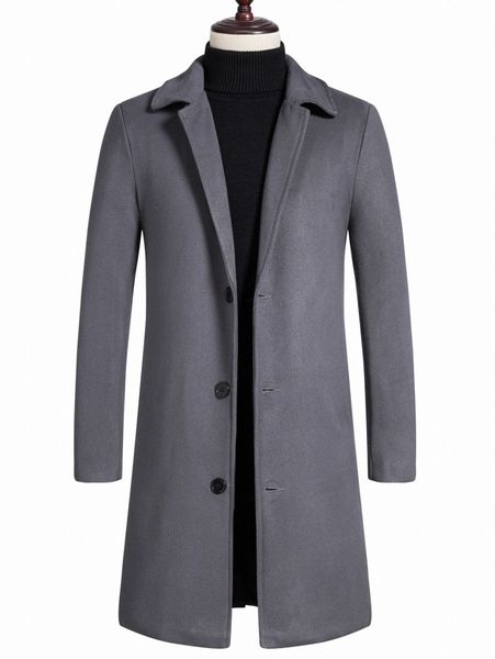 

men 1pc button front solid overcoat t8x4#, Black;brown