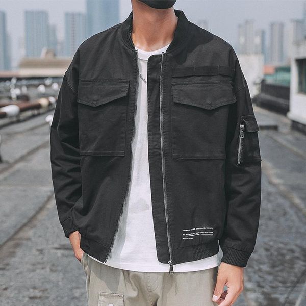 

harakuju jacket for men style overcoat impermeable trench coat streetwear korean chaquetas hombre clothing by50jk men's jackets, Black;brown